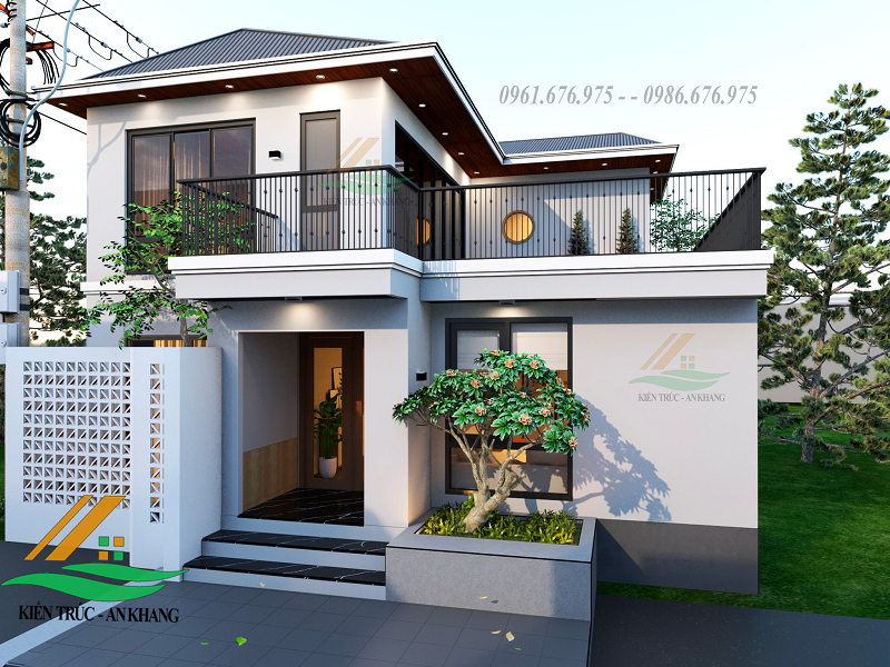 MỘT CHIẾC BIỆT THỰ MÁI NHẬT NHỎ XINH GIỮA MIỀN QUÊ ỨNG HOÀ - TP HÀ NỘI