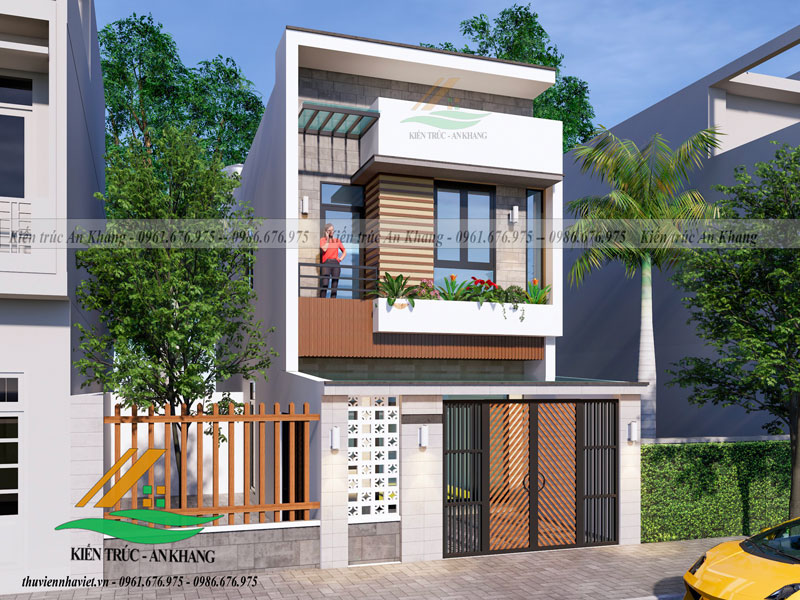 CÙNG KHÁM PHÁ MẶT TIỀN CĂN NHÀ ỐNG 2 TẦNG PHONG CÁCH HIỆN ĐẠI CÓ GÌ KHÁC BIỆT